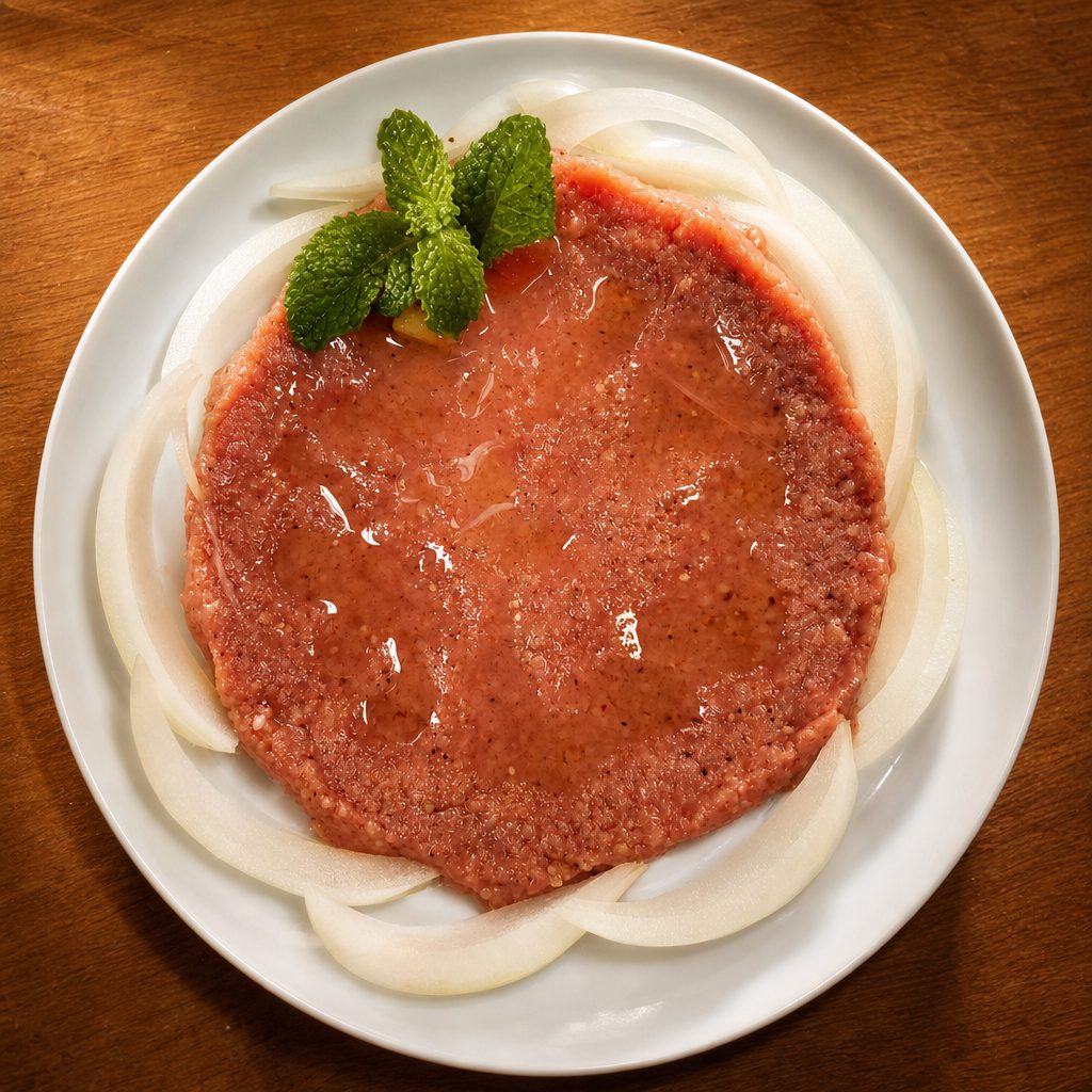 Kibbeh Nayyeh.